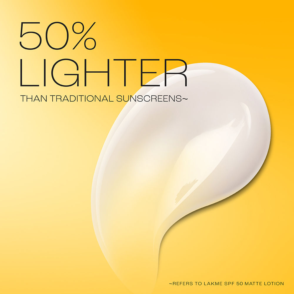 Lakme Sunscreen Gel SPF 50 PA+++Niacinamide, Water Light, For Normal To Oily Skin,No White Cast