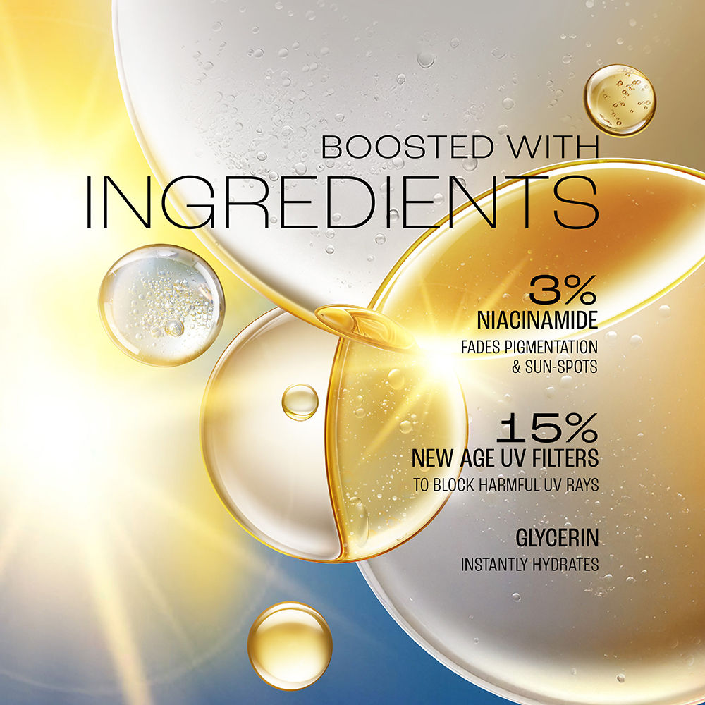 Lakme Sunscreen Gel SPF 50 PA+++Niacinamide, Water Light, For Normal To Oily Skin,No White Cast