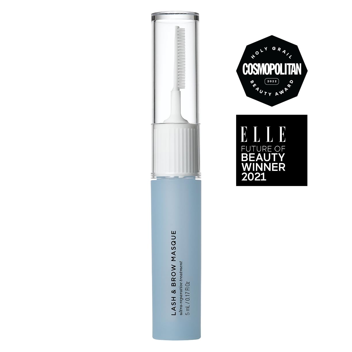 RevitaLash Cosmetics Lash & Brow Masque: Hypoallergenic, Cruelty-Free Formula for Nourished Lashes and Brows | Paraben Free | No Fragrance, 5ml 0.17 Fl.Oz