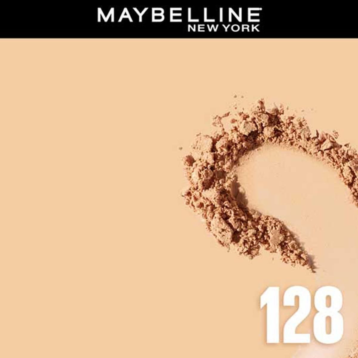 Maybelline New York Fit Me Compact Powder, Matte + Poreless Compact Powder, upto 16 hours of Oil Control with SPF 32 PA+++ and UV filters & ideal for normal to oily skin - 128 Warm Nude|6g