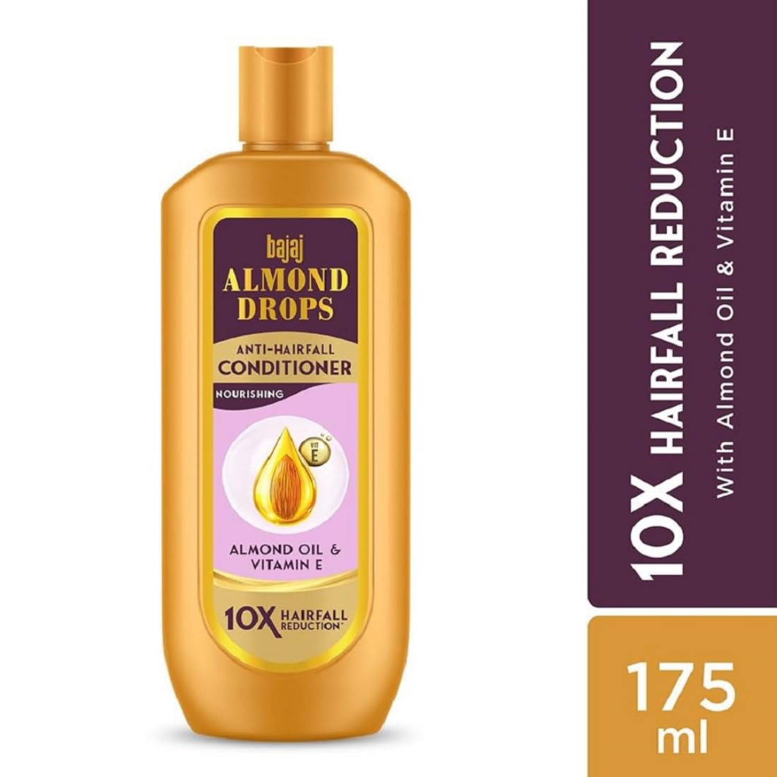 Bajaj Almond Drops Anti Hairfall Shampoo 340ml + Conditioner 175ml