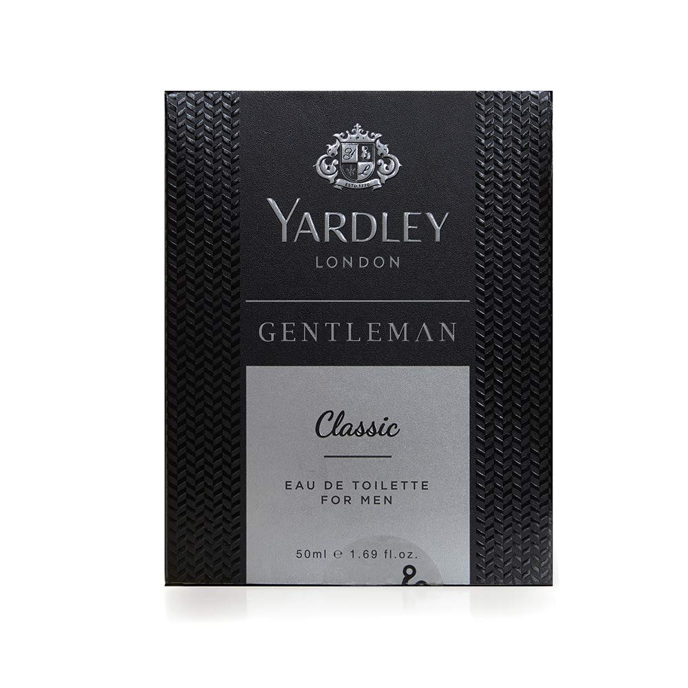 Yardley London Gentleman Classic Perfume For Men (Eau De Toilette Spray - EDT) 50ml - Fresh Citrus