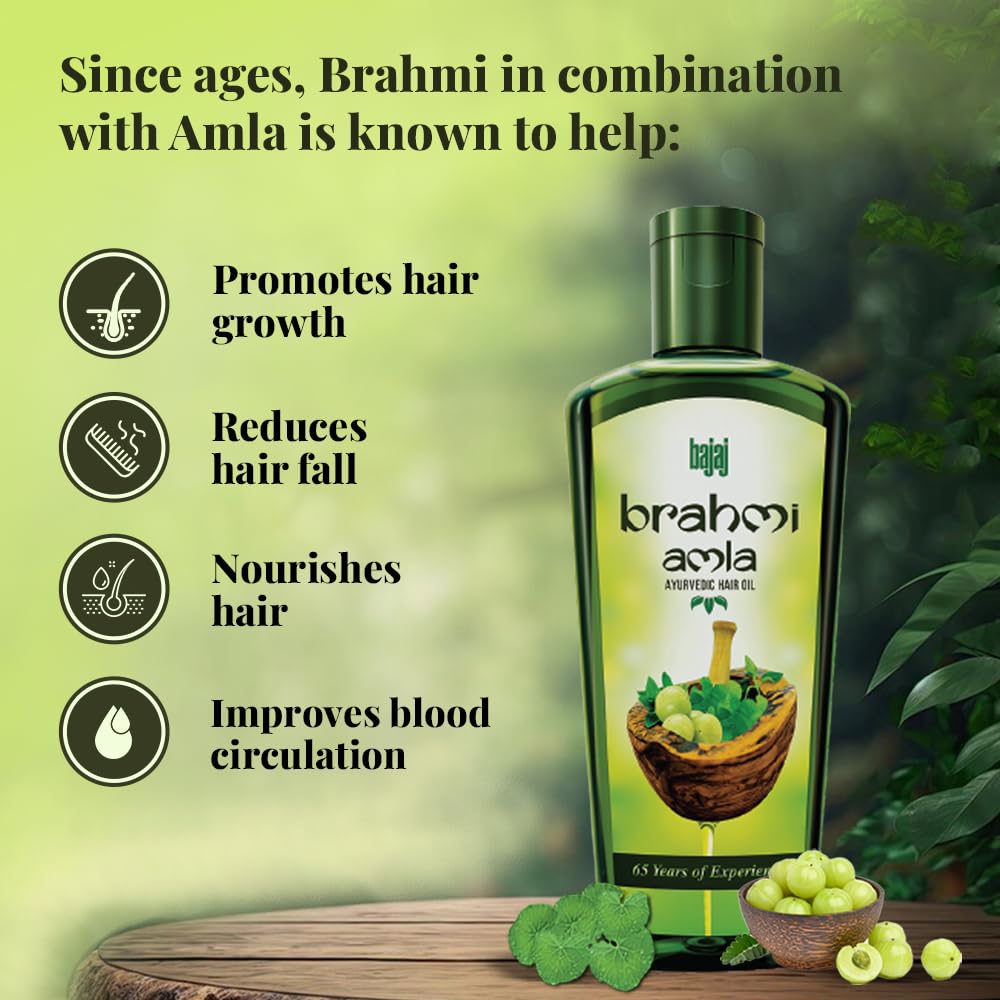 Bajaj Brahmi Amla Ayurvedic Hair Oil 300ml