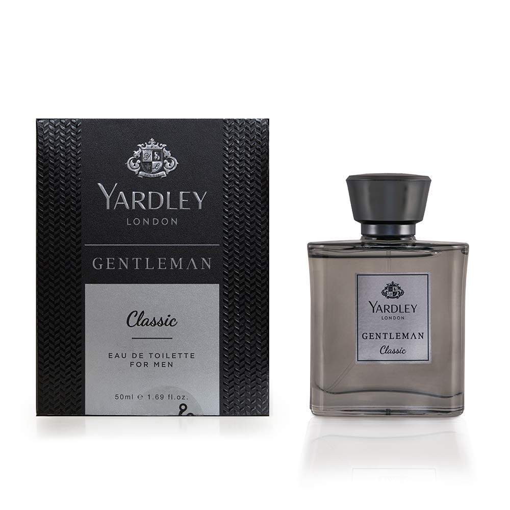 Yardley London Gentleman Classic Perfume For Men (Eau De Toilette Spray - EDT) 50ml - Fresh Citrus