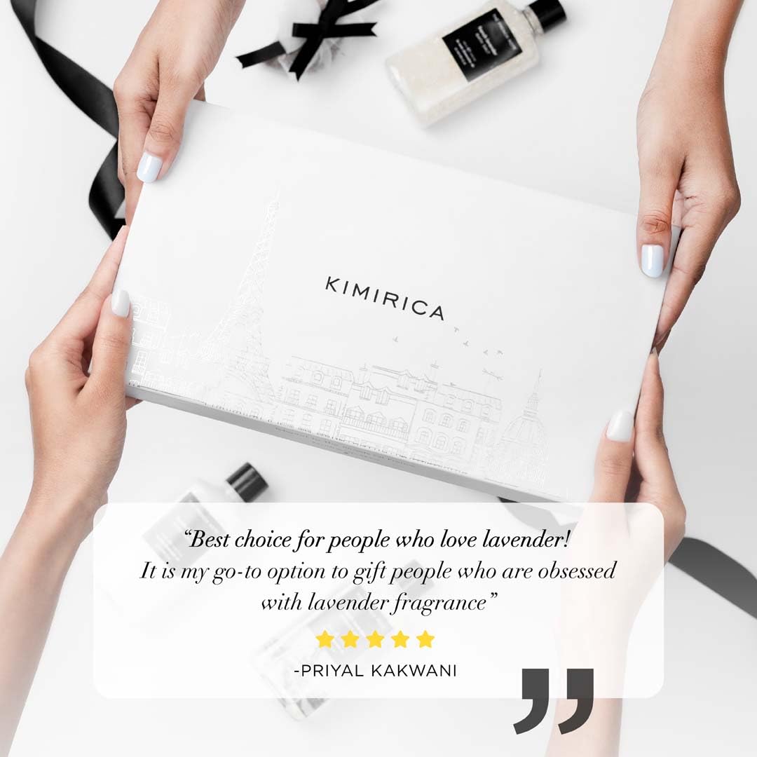Kimirica The french Note Luxuriously Crafted Gift Set For Women and Men | Pampering Kit for Birthday's & All Special Occasions