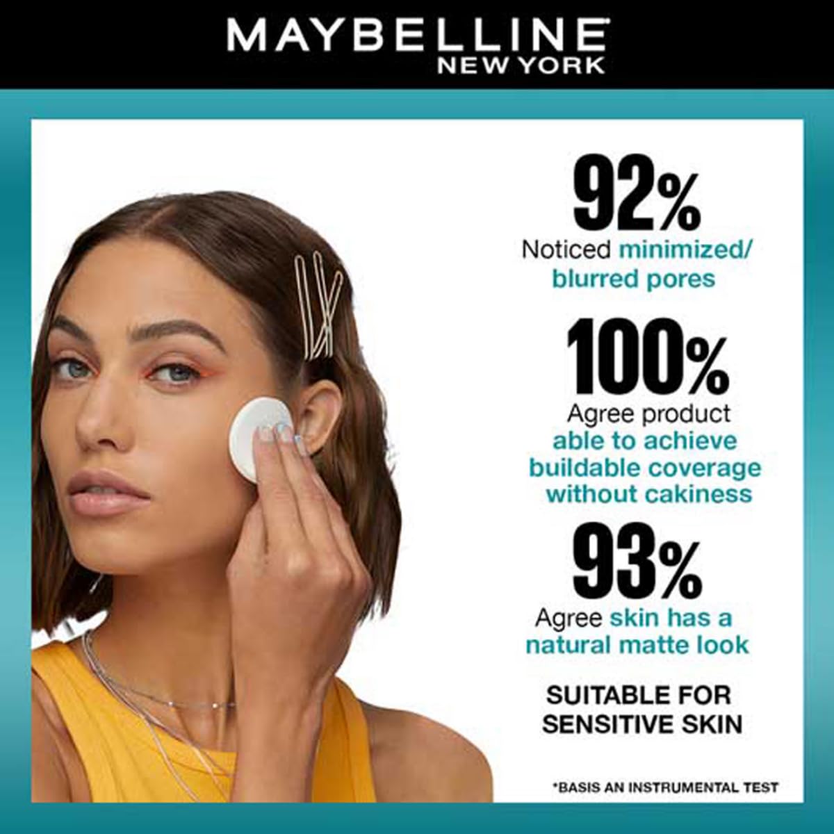 Maybelline New York Fit Me Compact Powder, Matte + Poreless Compact Powder, upto 16 hours of Oil Control with SPF 32 PA+++ and UV filters & ideal for normal to oily skin - 128 Warm Nude|6g