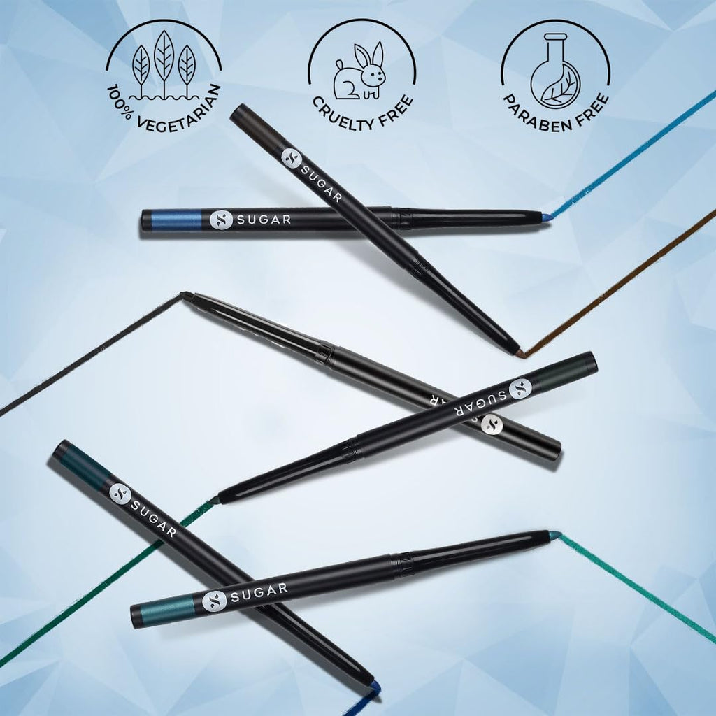 SUGAR Cosmetics Pencil Kohl of Honour Intense Kajal, Matte Finish, Longlasting Formula, Lightweight - 01 Black Out (Pack of 1)