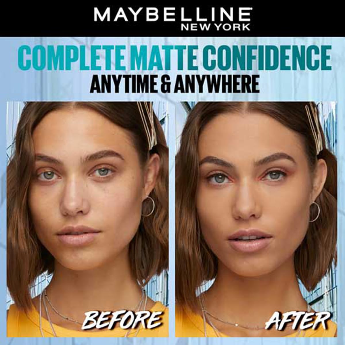 Maybelline New York Fit Me Compact Powder, Matte + Poreless Compact Powder, upto 16 hours of Oil Control with SPF 32 PA+++ and UV filters & ideal for normal to oily skin - 128 Warm Nude|6g