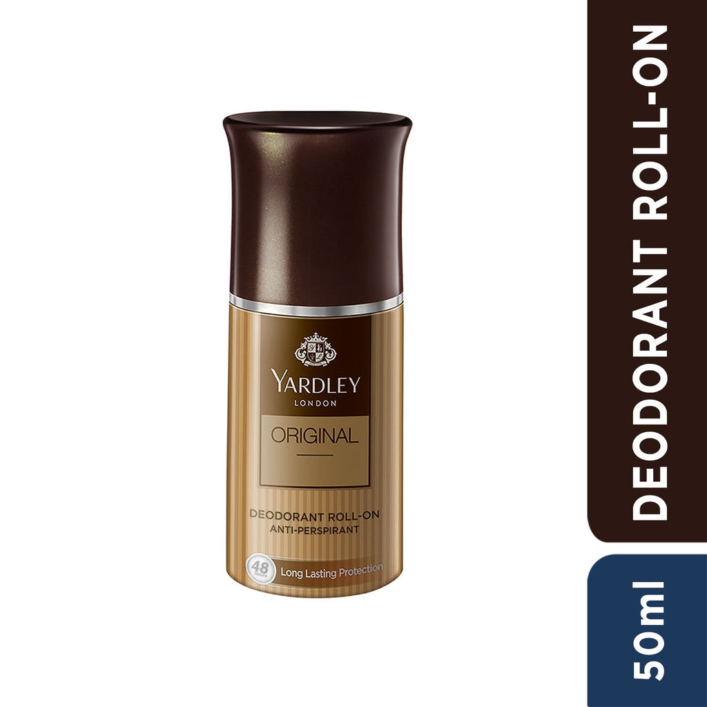 Yardley London Original Deodorant Roll-On| 48-Hours Long Lasting Scent| Men s Body Deodorant| Roll-On for For Men| Masculine Fragrance| 50ml