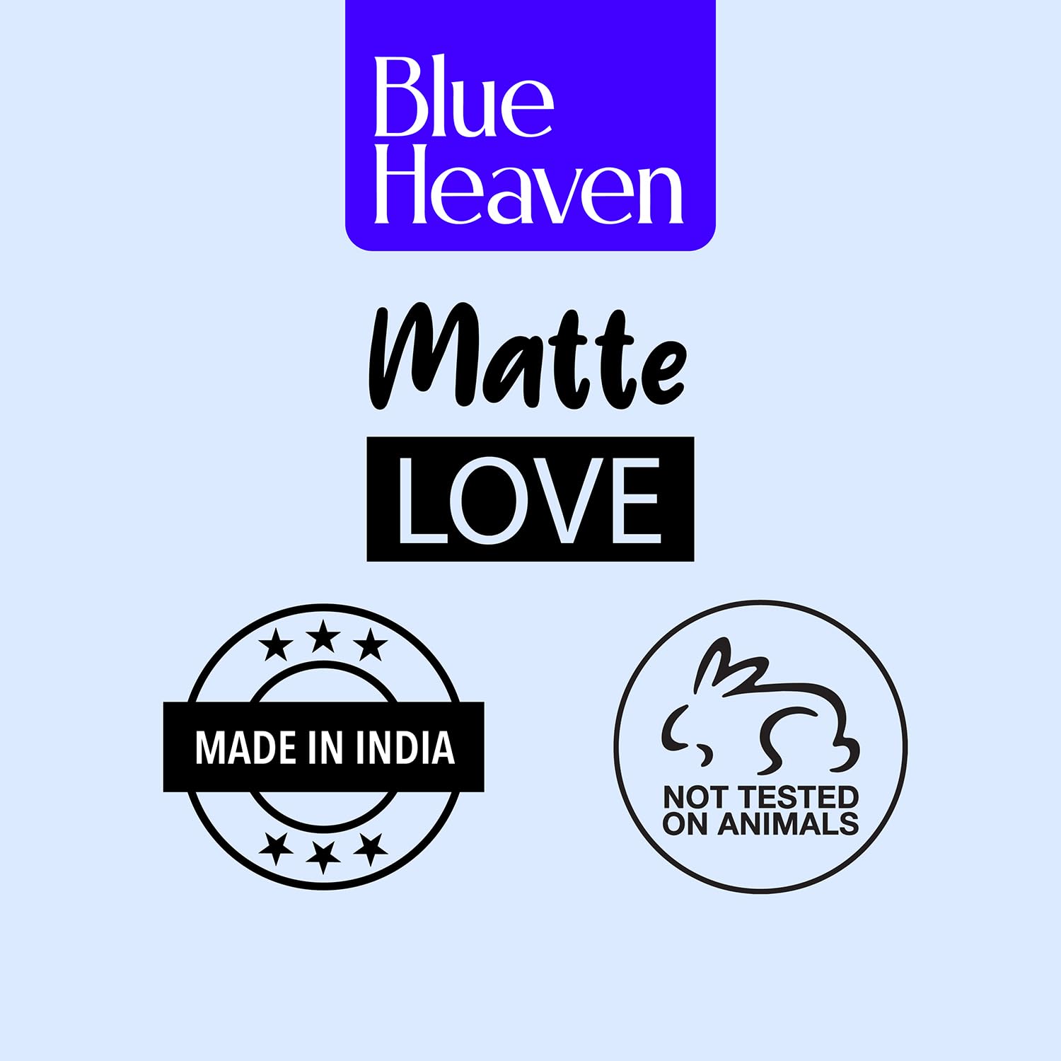 Blue Heaven Matte Love Mini Lipsticks pack of 10 | Long Lasting, Hydrating & Moisturizing Mini Roll on Lipsticks for Women | Soft-Matte Finish | 13g