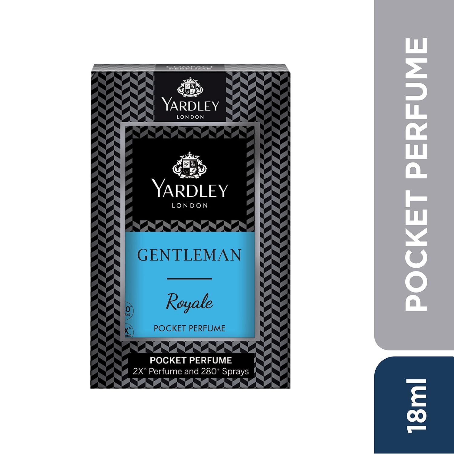 Yardley London Gentleman Royale Compact Perfume for Men, 18ml