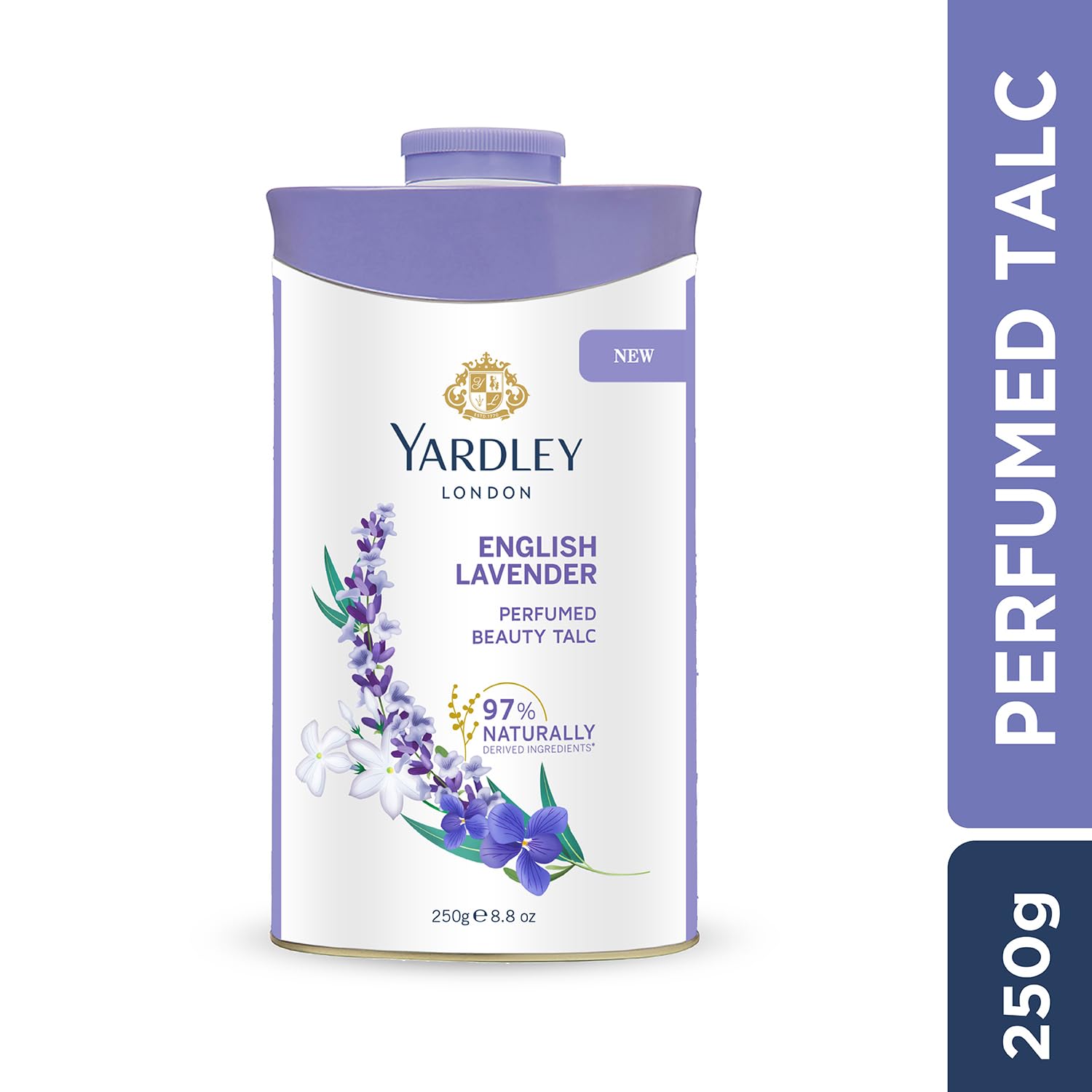 Yardley London English Lavender Perfumed Talc for Women, 250g