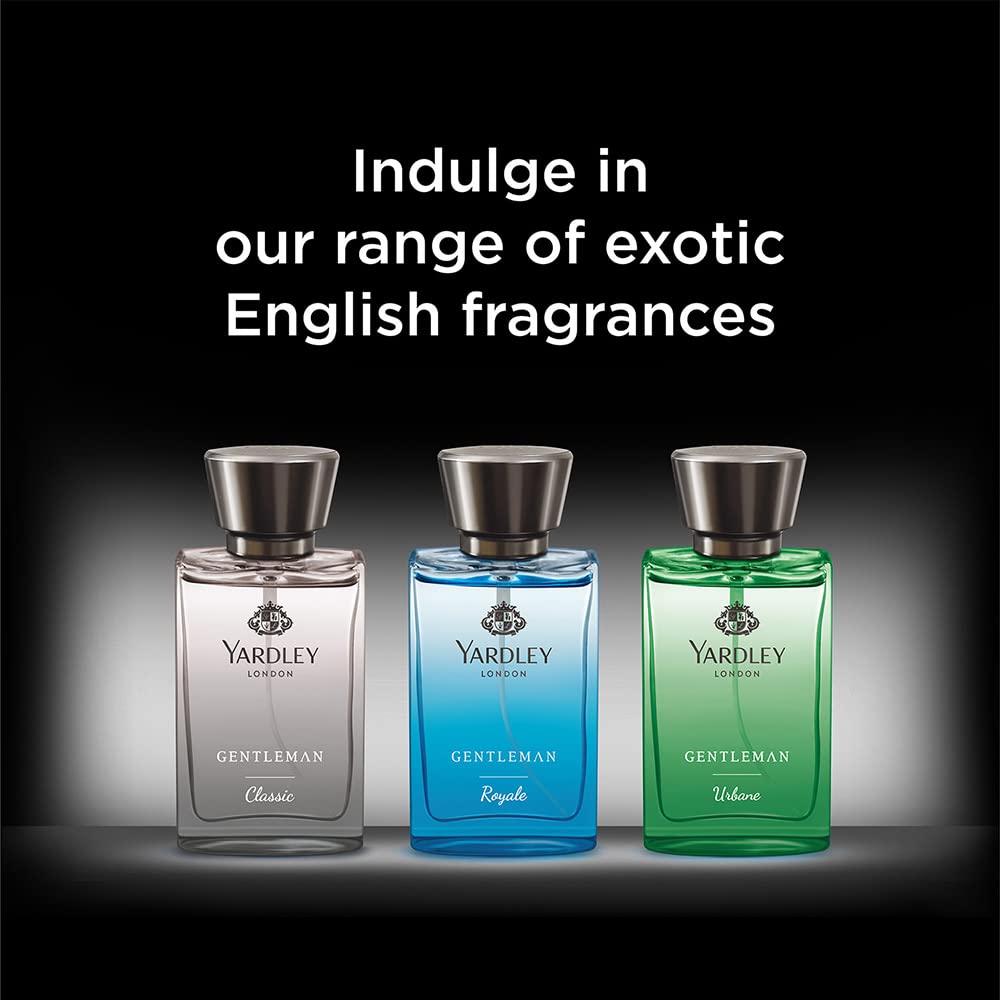 Yardley London Gentleman Classic Perfume| Fresh Woody Fougere Notes| Masculine Fragrance| Perfume For Men| 50Ml - Liquid