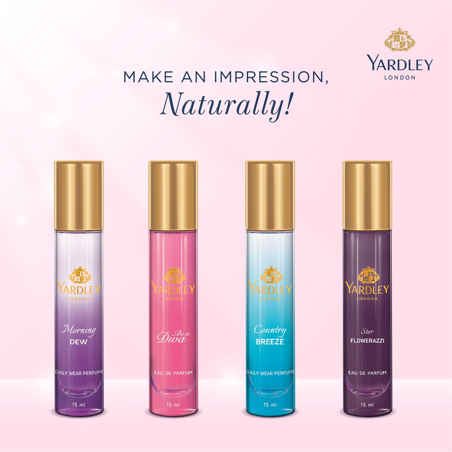 Yardley London Women Luxury Floral Liquid Perfume Gift Set, 15 ML