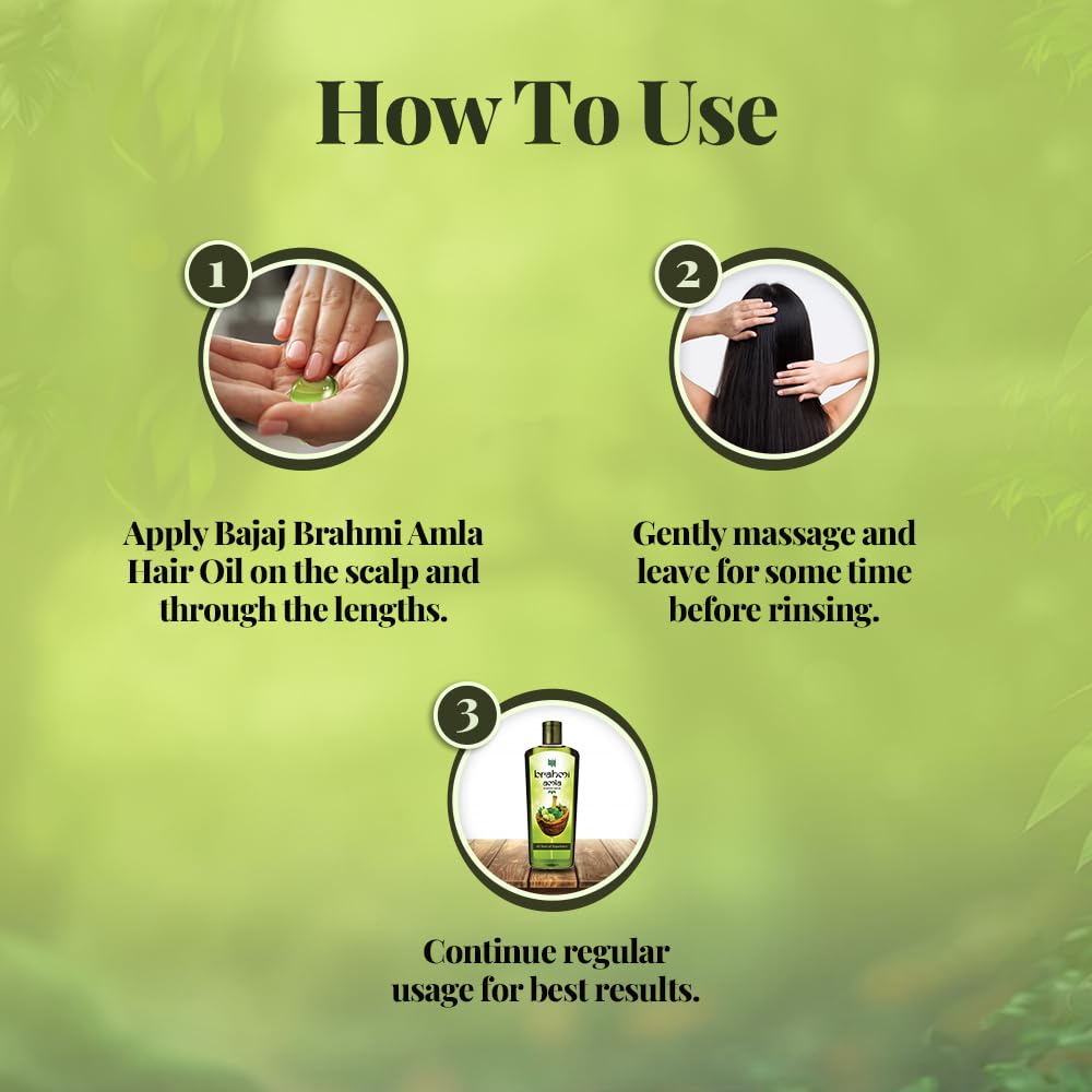 Bajaj Brahmi Amla Ayurvedic Hair Oil 300ml