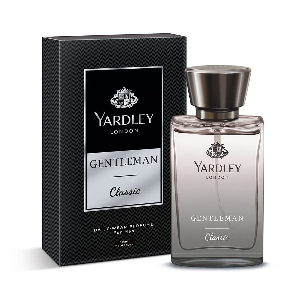 Yardley London Gentleman Classic Perfume| Fresh Woody Fougere Notes| Masculine Fragrance| Perfume For Men| 50Ml - Liquid