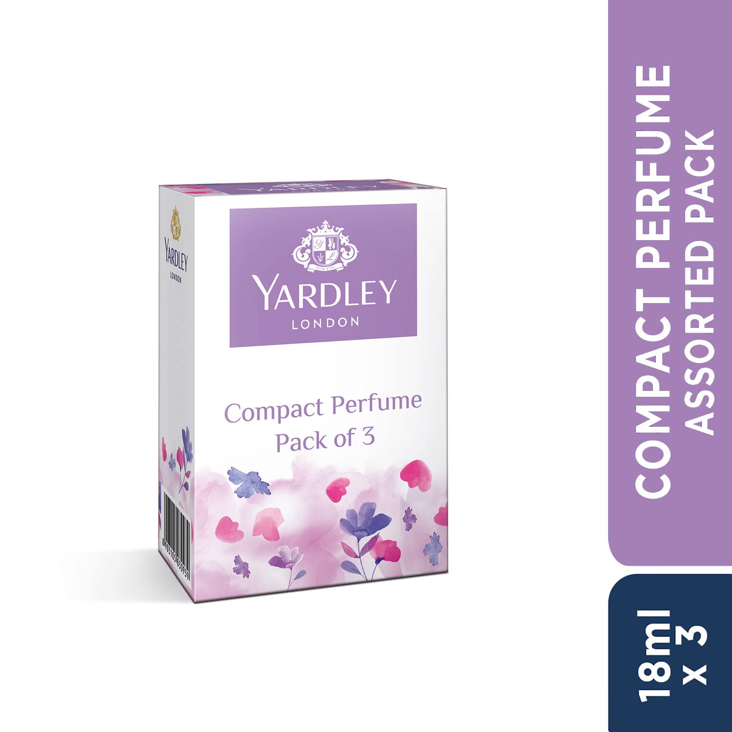 Yardley London Premium Compact Perfume Spray For Women| Autumn Bloom, Country Breeze, And Morning Dew Perfume Tripack| Floral Fragrance| 90% Naturally Derived 18Ml Each