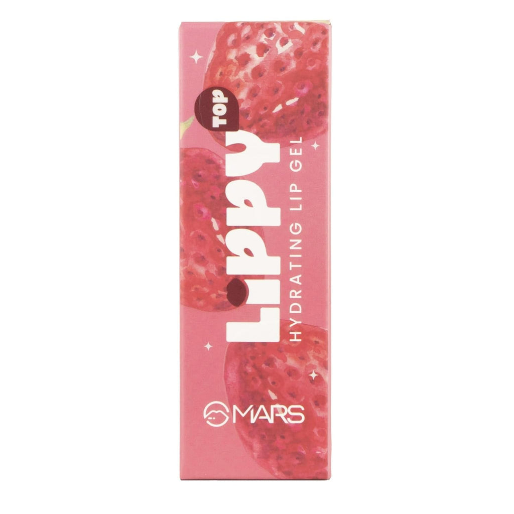 MARS Lippy Top Hydrating Lip Gel (10ml) (02-JUICY STRAWBERRY) | Nourished With Vitamin-E & Shea Butter | Long Lasting Hydration | Glossy Finish | Easy to Apply