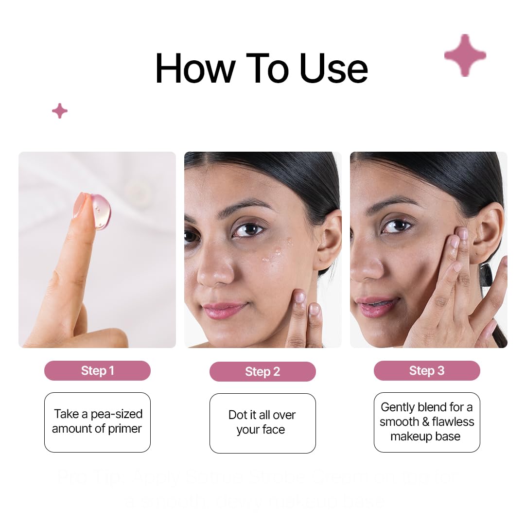 Sotrue Blurify Filter Face Primer | Instantly Blurs Fine Lines, Wrinkles & Pores | Hydrating, Lightweight & Non-Sticky | For Flawless & Smooth Makeup Base | Cruelty-Free - 15gm