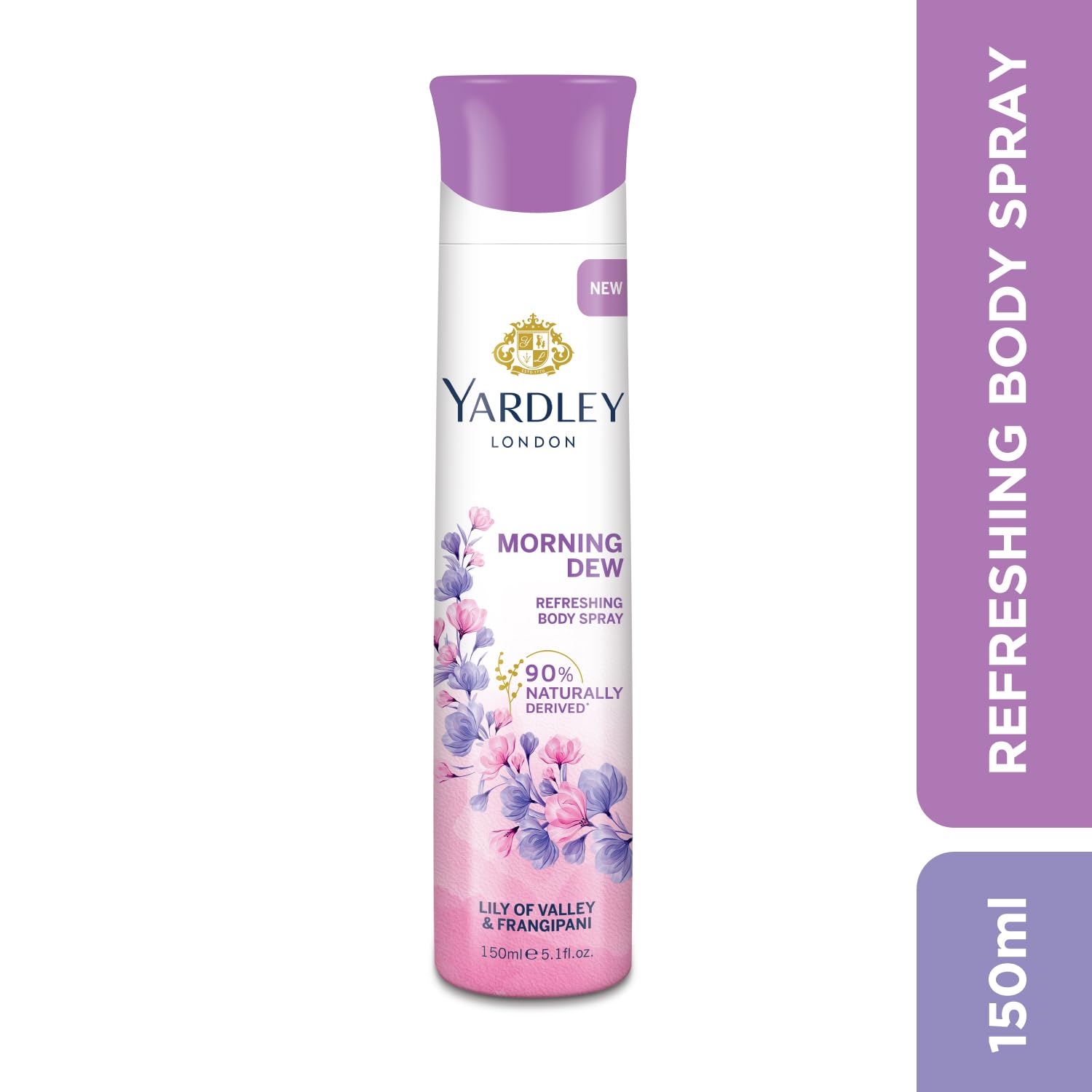 Yardley London Morning Dew Refreshing Deodorant Body Spray for Women, 150 ml