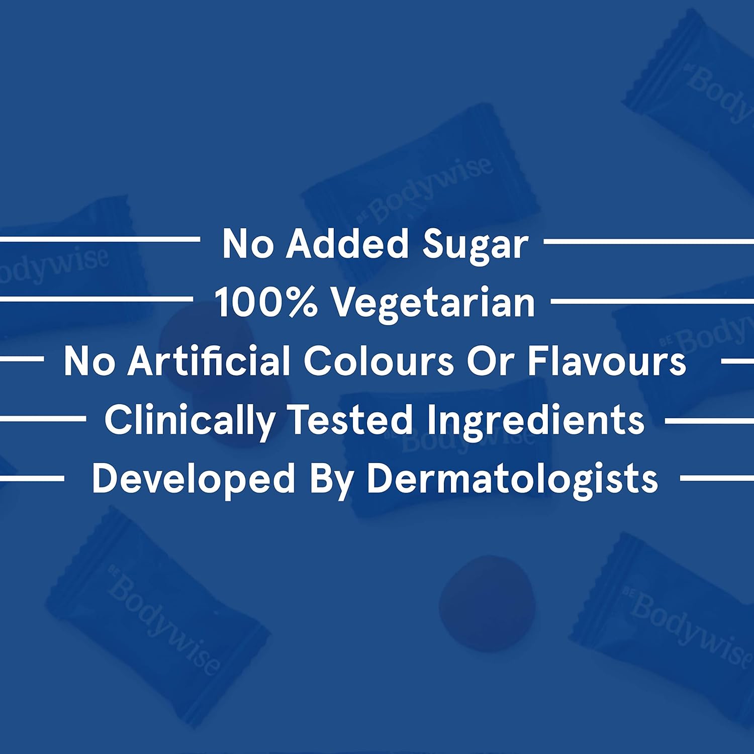 Be Bodywise Collagen Builder Gummies for Skin Regeneration | 60 Day Pack | With Sesbania Extract & Multivitamins | Improves Skin Elasticity, Reduces Signs of Aging & Repairs Damaged Skin