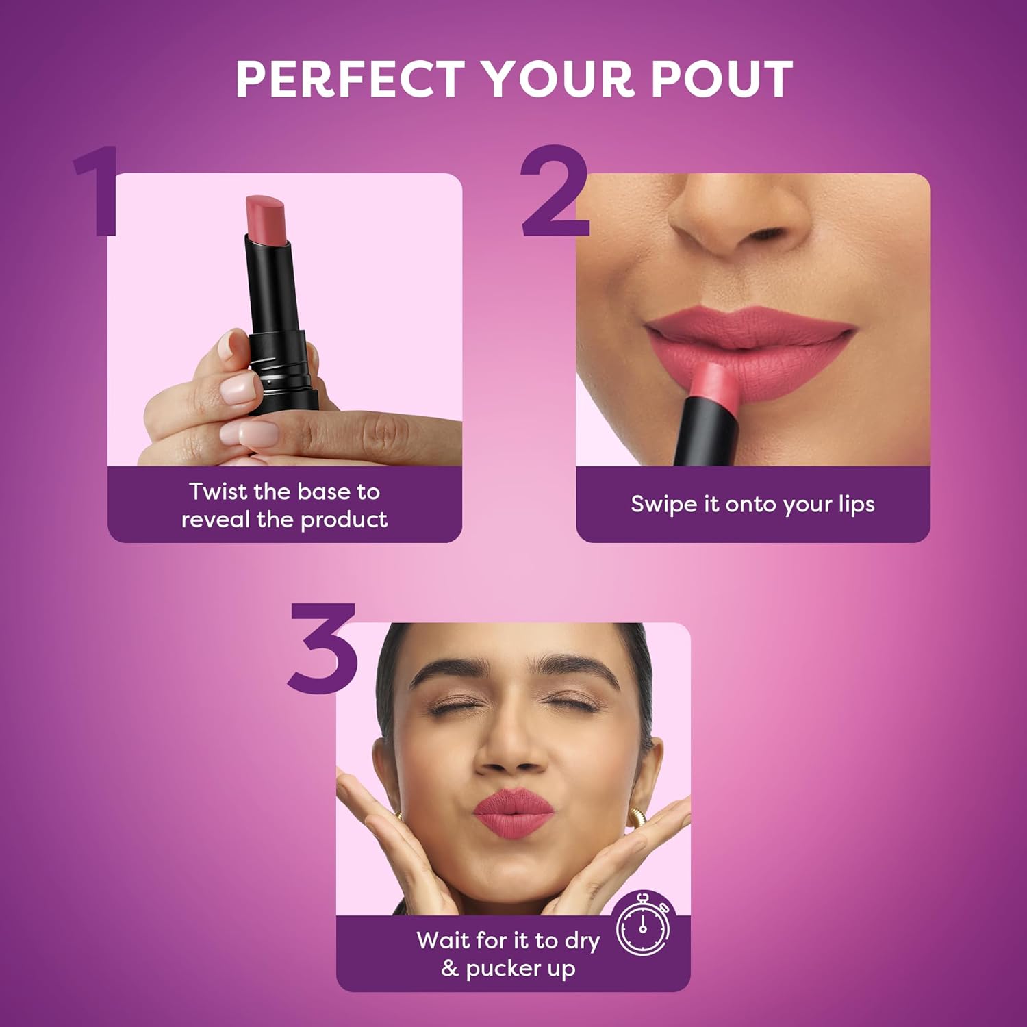 SUGAR POP Ultrastay Transferproof Lipstick | Vitamin E | 100% Transferproof - 03 Coral Delight