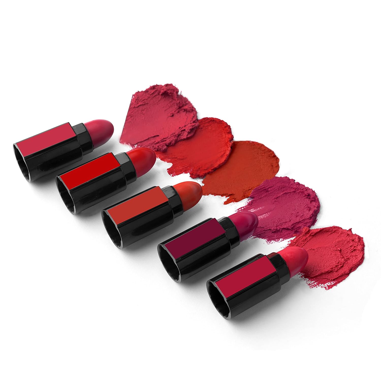 RENEE Fab 10 Combo, 7.5gm each| Five Shades In One| Long Lasting, Matte Finish| Non Drying Formula with Intense Color Payoff | Compact & Easy to Use