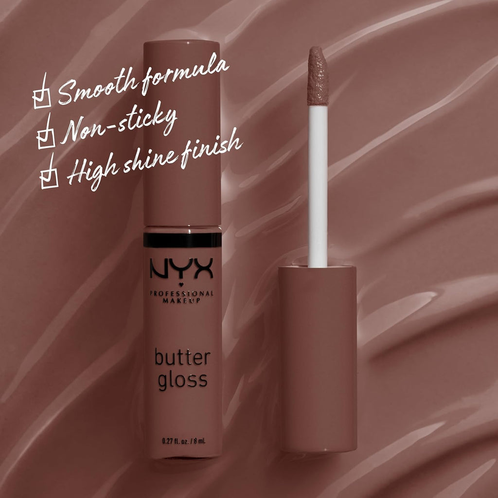 Nyx Professional Makeup Butter Lip Gloss, Sheer Finish - Ginger Snap, 8ml