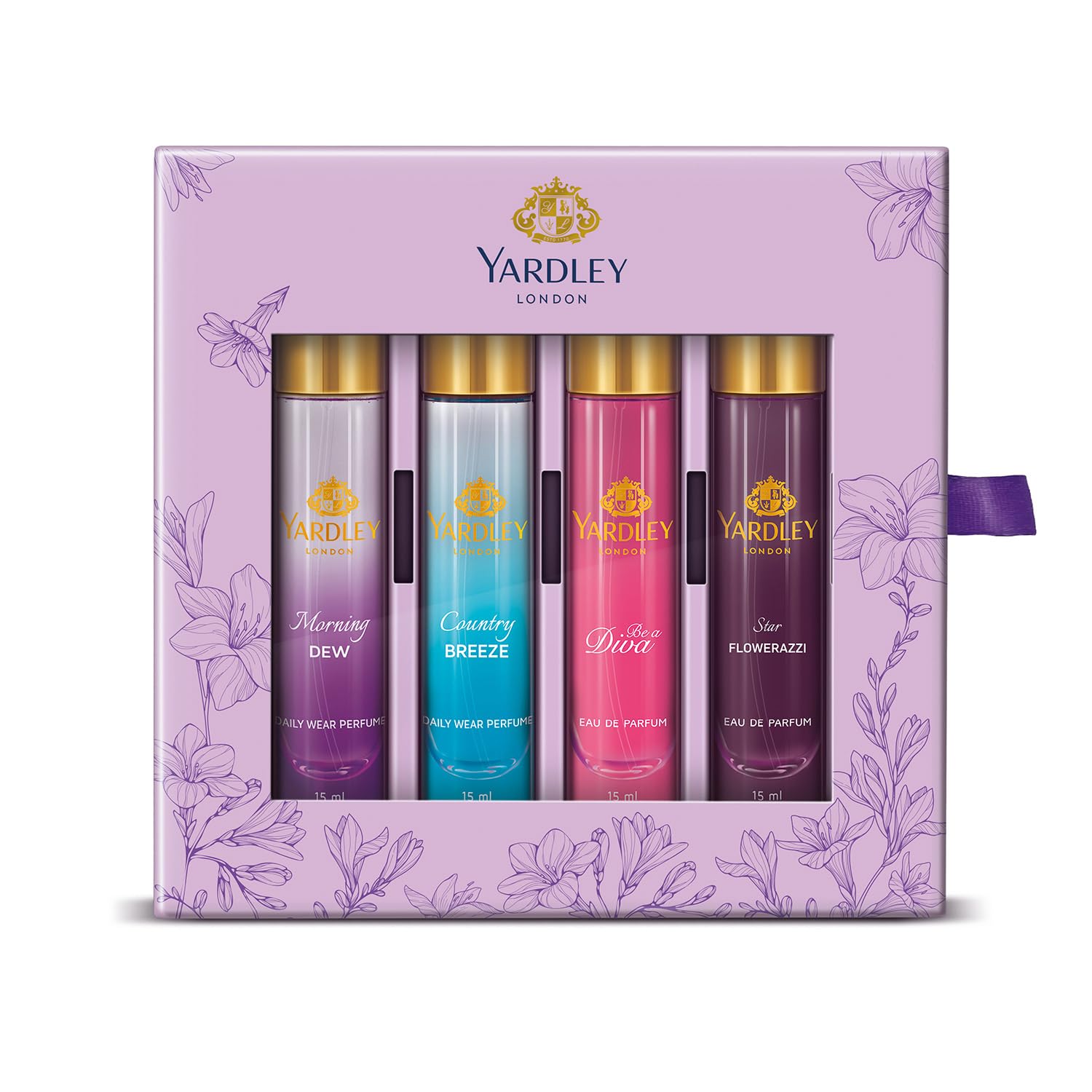 Yardley London Women Luxury Floral Liquid Perfume Gift Set, 15 ML