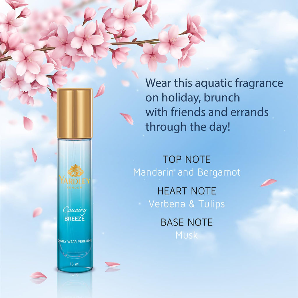 Yardley London Women Luxury Floral Liquid Perfume Gift Set, 15 ML