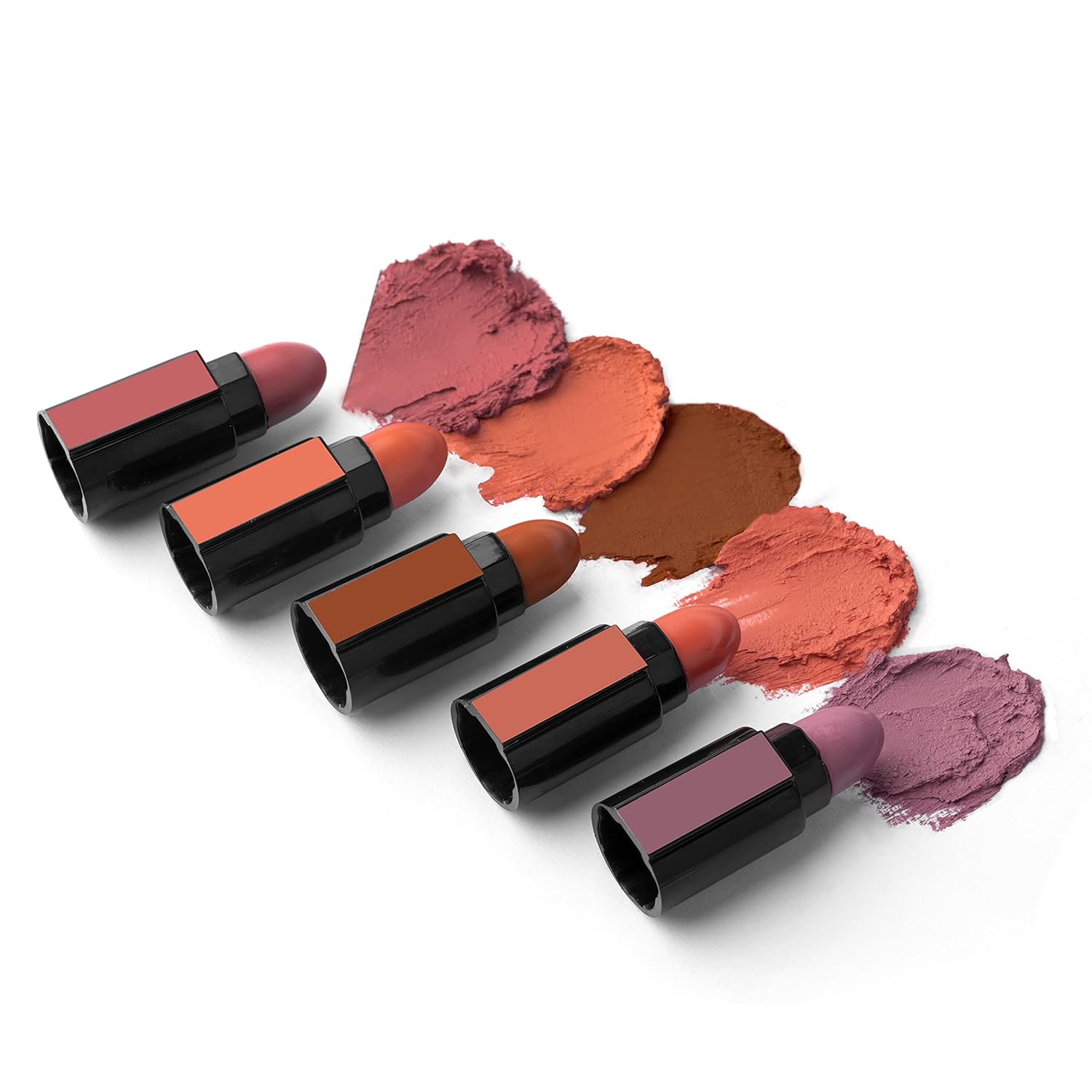 RENEE Fab 10 Combo, 7.5gm each| Five Shades In One| Long Lasting, Matte Finish| Non Drying Formula with Intense Color Payoff | Compact & Easy to Use