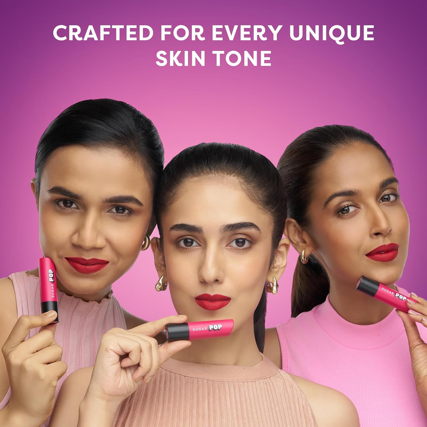 SUGAR POP Ultrastay Transferproof Lipstick | Vitamin E | 100% Transferproof - 03 Coral Delight