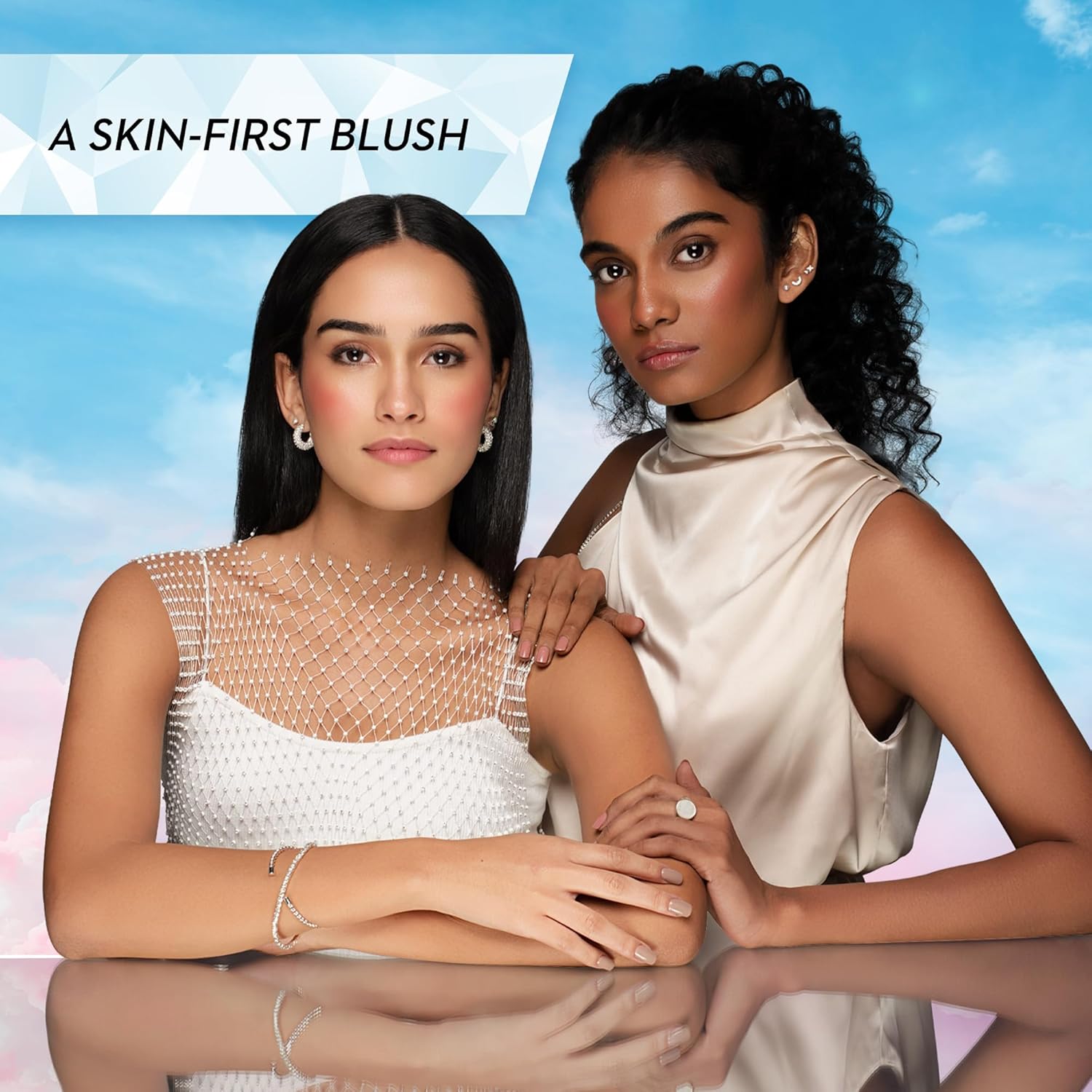 SUGAR Cosmetics Cloud Nine Niacinamide Glow Blush | Long lasting & Ultra-Pigmented | Dewy Finish | 7.6ml - 02 Peachy Parade