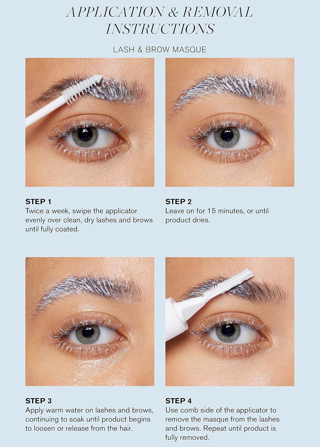 RevitaLash Cosmetics Lash & Brow Masque: Hypoallergenic, Cruelty-Free Formula for Nourished Lashes and Brows | Paraben Free | No Fragrance, 5ml 0.17 Fl.Oz