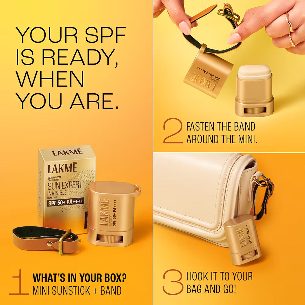 Lakme Sun Expert Invisible Sunstick SPF 50+ PA++++ (8g)