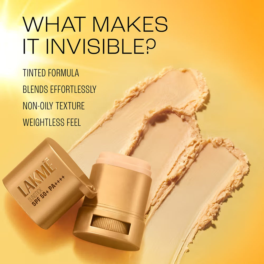 Lakme Sun Expert Invisible Sunstick SPF 50+ PA++++ (8g)
